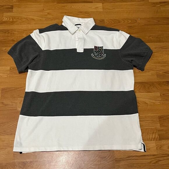 Nautica Striped Pique Polo Shirt Mens Size: XXL - Picture 1 of 4
